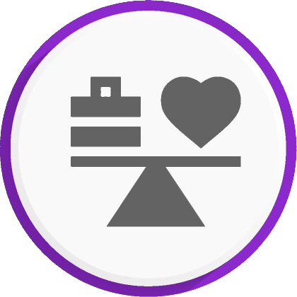 Work-life balance icon